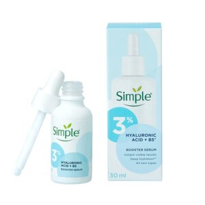 Simple 3% hyaluronic acid + b5 booster serum 30ml