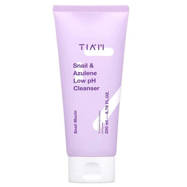 Tiam snail & azulene low ph cleanser 200ml