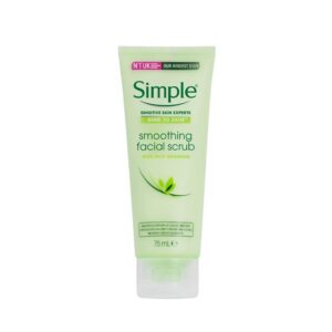 Simple smoothing facial scrub with rice granules 75ml