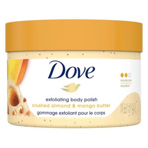 Dove exfoliating body Polish scrub with crushed almond & mango butter