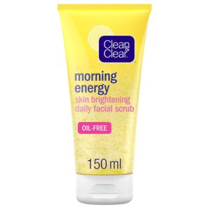 Clean&clear morning energy skin brightening daily facial scrub oil free 150ml
