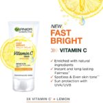 Garnier SkinActive Fast Fairness Day Cream with 3x Vitamin C and Lemon 50ml - Image 2
