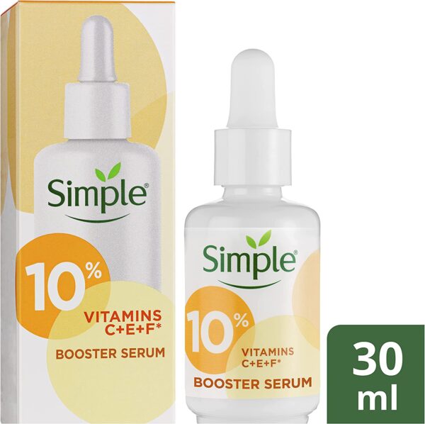 Simple 10% vitamin c + E+ F booster serum 30ml
