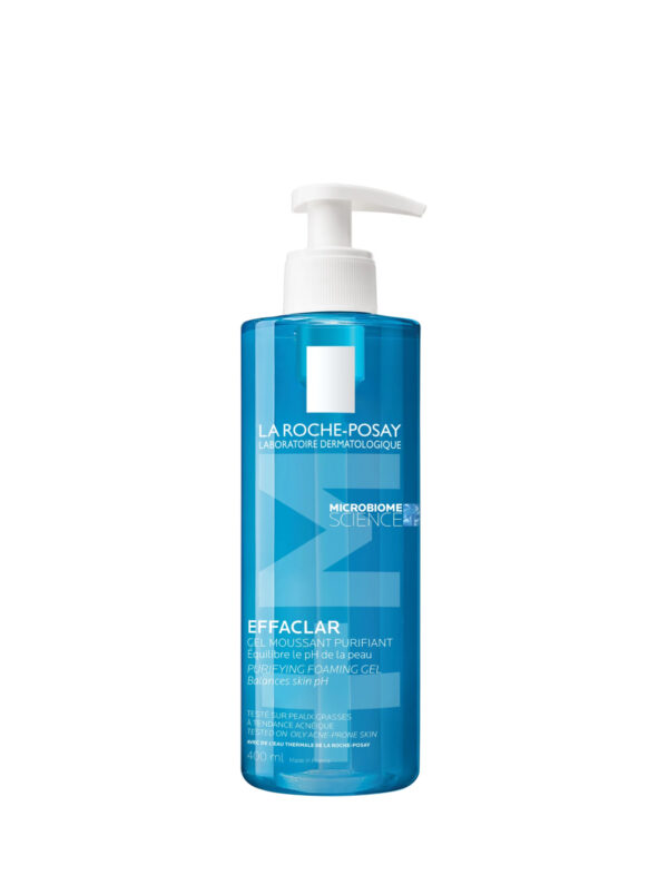 La roche posay effaclar gel moussant purifiant purifying foaming gel for oily sensitive skin 400ml