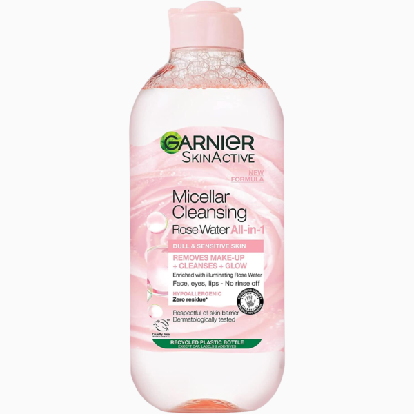 Garnier skin active micellar rose water cleans & glow 100ml
