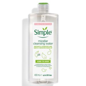 Simple micellar cleansing water kind to skin 400ml