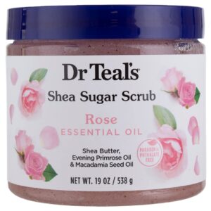 Dr teals Shea sugar scrub, Rose essence oil 538g