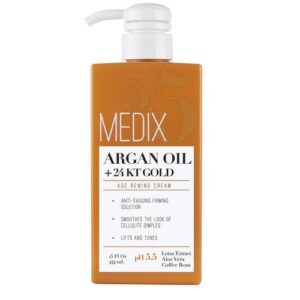 Medix55 ARGAN oil + 24kT Gold lotion 444ml
