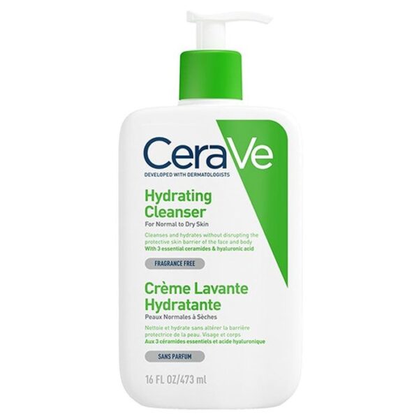 Cerave hydrating cleanser, crème lavante hydratante 16oz 473ml