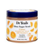Dr teals Shea sugar scrub citrus essential oils with vitamin C 538ml