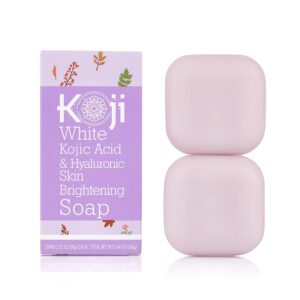 Koji White Kojic Acid & Hyaluronic skin brightening soap 160g