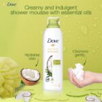 Dove shower mousse with coconut oil  24 hours softness 200ml - Image 2