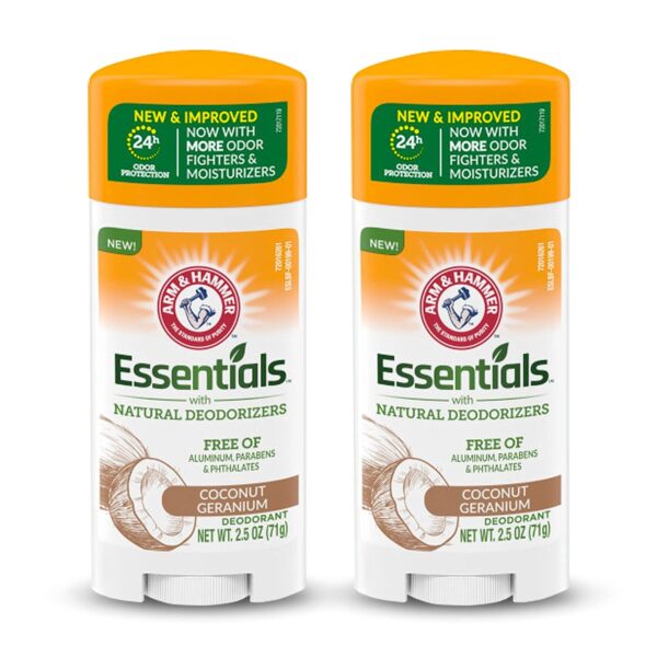Arm&hammer Essentials with natural deodorizers (coconut geranium) deodorant 71g