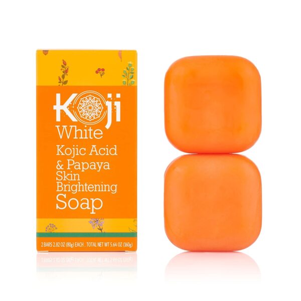 Koji White Kojic Acid Papaya Skin Brightening soap  160g