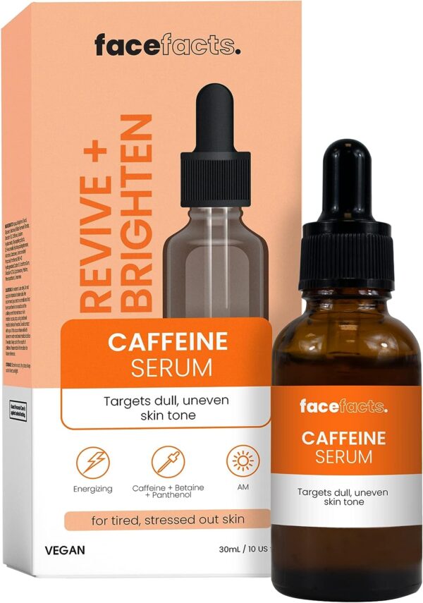 Face facts revive + brighten caffeine serum 30ml