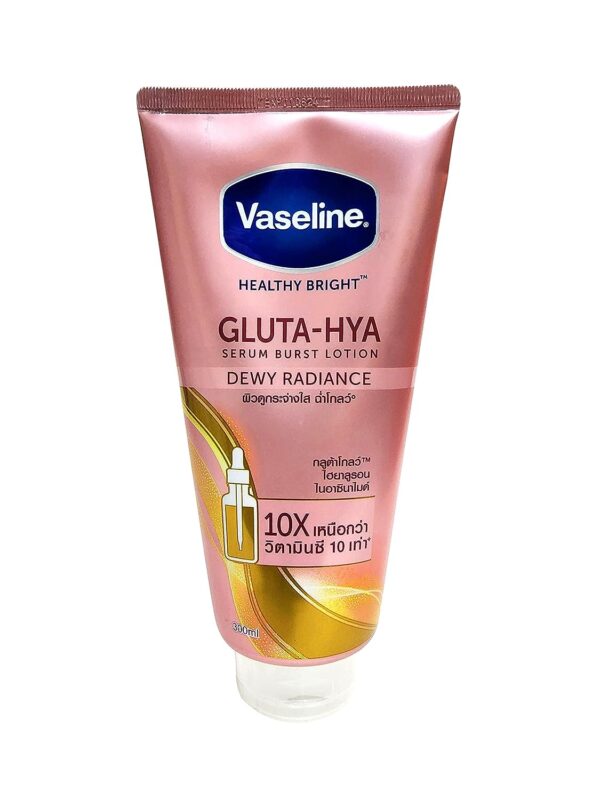 Vaseline heathy bright Gluta-hya serum burst lotion, Dewy radiance 300ml