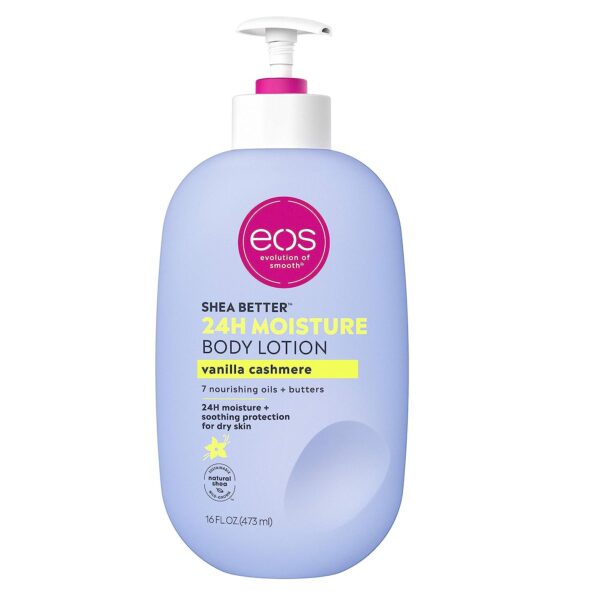EOS ( evolution of smooth) Shea better 24H moisture body lotion ( vanilla cashmere ) 473ml