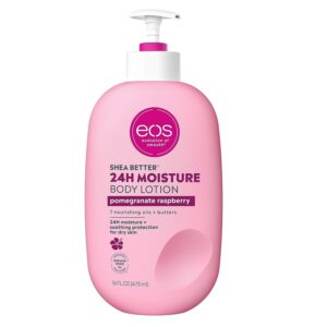 EOS ( evolution of smooth) Shea better 24H moisture body lotion  ( pomegranate raspberry ) 473ml