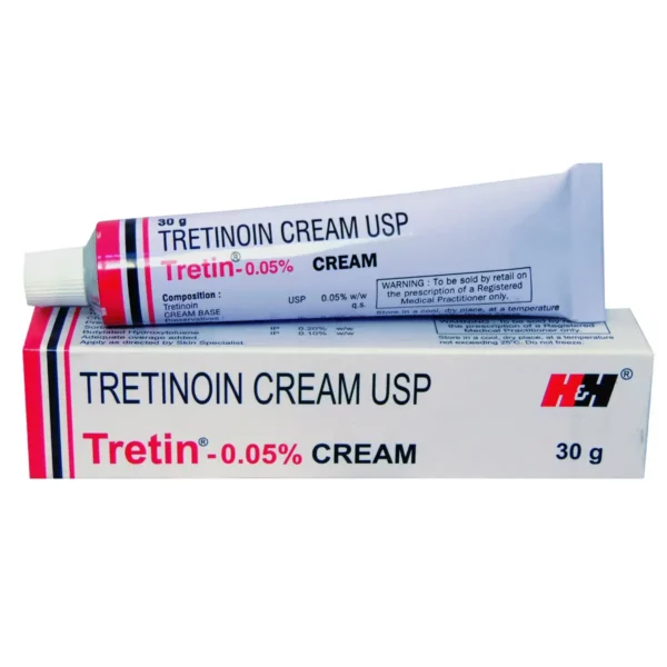 H&H ( hegde & hegde pharmaceutica llp). Tretinoin CREAM usp tretin 0.05% cream 30g