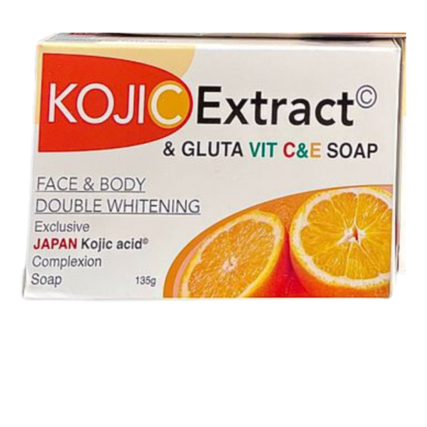 KOJIC EXTRACT & Gluata vit c&e soap 135g