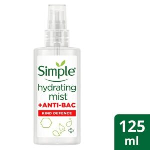 SIMPLE HYDRATING MIST + Anti-bac 125ml