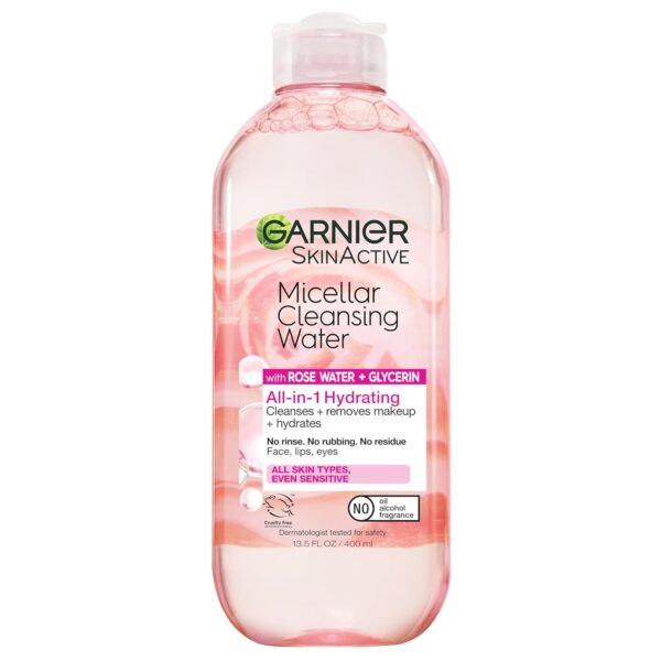 Garnier skin active micellar rose water cleans & glow 400ml