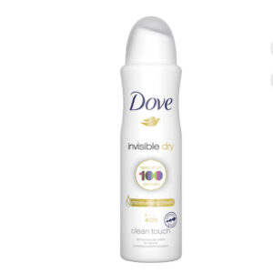 Dove Dry Spray Antiperspirant 48 hours, (Invisible Dry) Clean Touch, 150ml