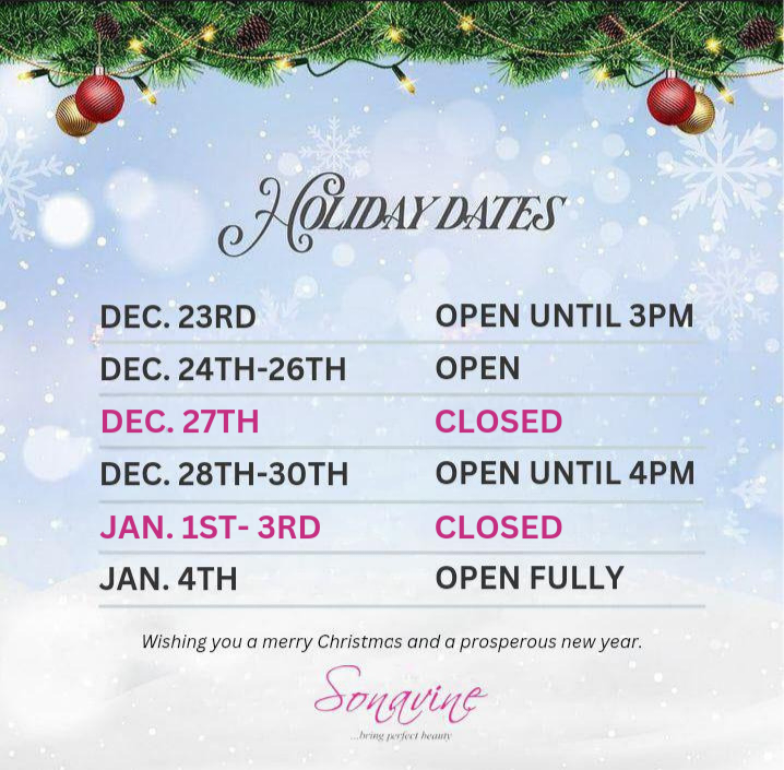 SONAVINE calendar