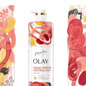 Olay fearless visibly renews youthful skin body wash