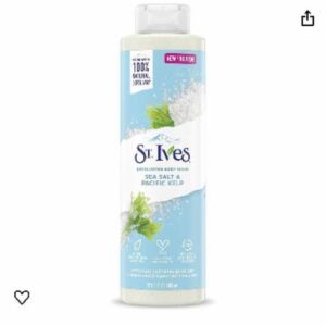 St Ives Exfoliating Body Wash for sensitive skin Sea Salt & Pacific Kelp
