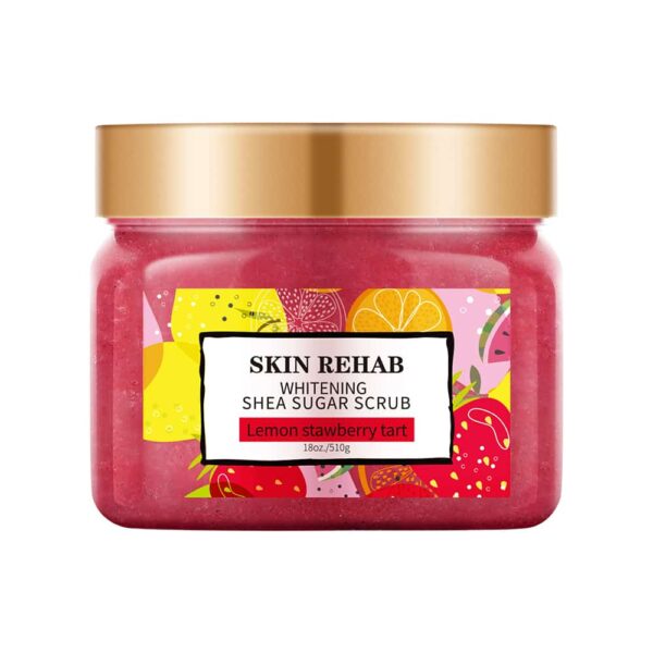 Skin Rehab Whitening  Shea Sugar Scrub LEMON STRAWBERRY TART