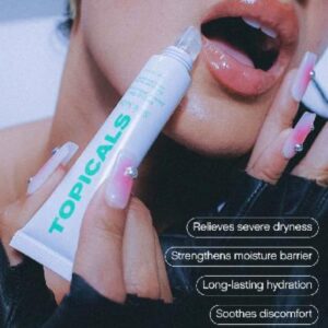 Topicals Slick Salve Mint Lip Balm Glossy Balm for Soothing + Hydration 15ml/.5oz