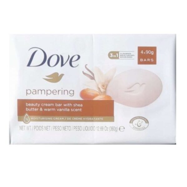 DOVE  Bar Soap  (Pampering) 90g x4