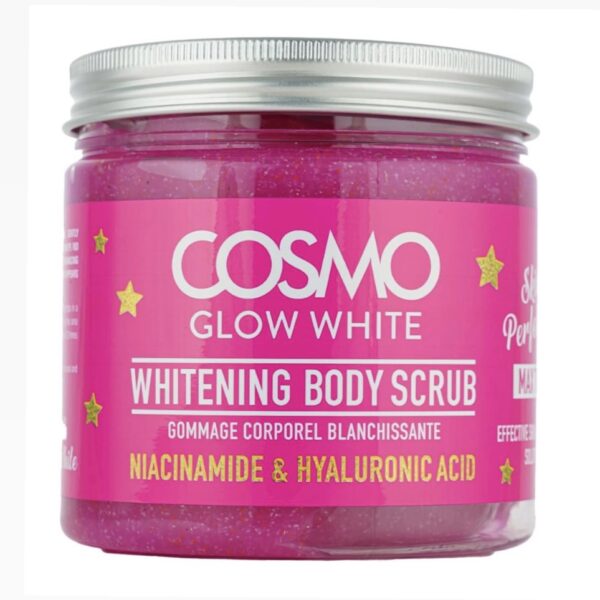 Cosmo Glow White Whitening Body Scrub Niacinamide & hyaluronic Acid