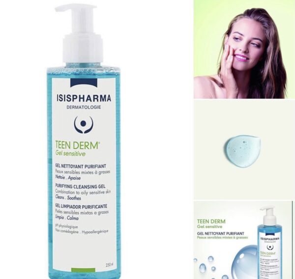 Isispharma Teen Derm Purifying Cleansing Gel Sensitive 400ml