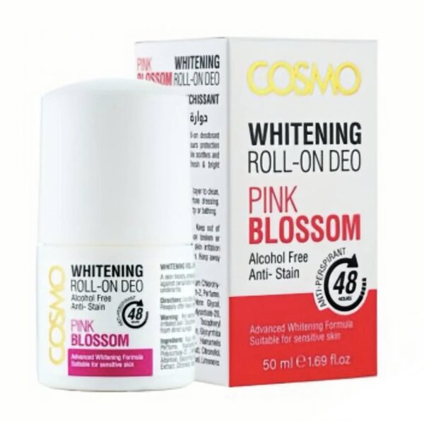 COSMO PINK BLOSSOM WHITENING ROLL ON DEO - 50ML