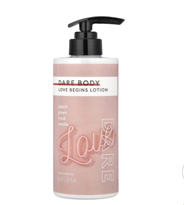 Missha Dare Body Lotion, Love Begins, 16.9 fl oz (500 ml)