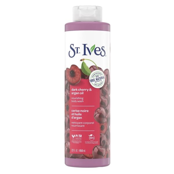 St Ives Dark Cherry & Argan Oil Body Wash